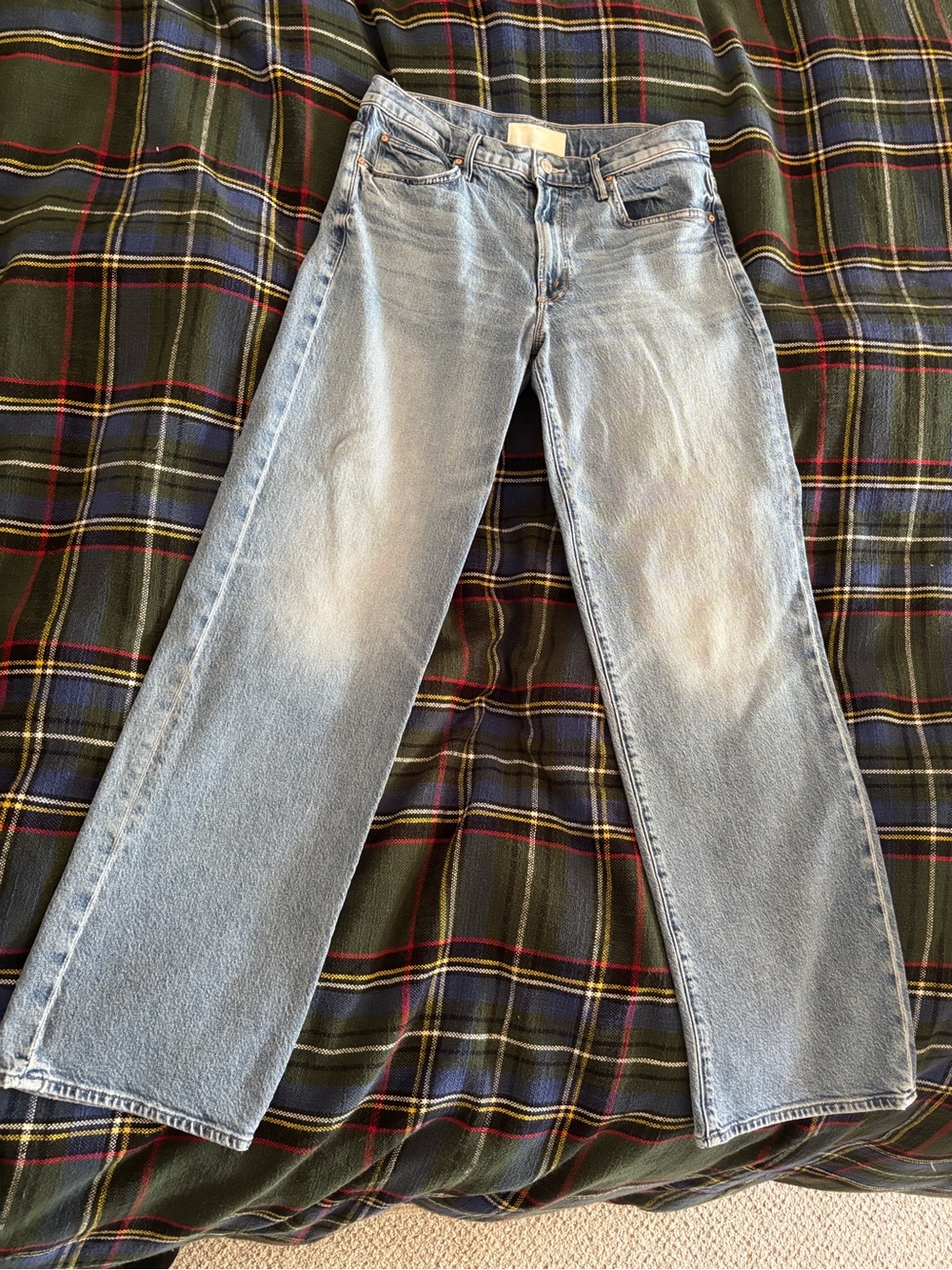 MOTHER Tunnel Vision Sneak Mid Waist Wide Leg Jeans size 30 - Picture 6 of 9